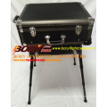 Aluminum Rolling Beauty Train Case with Tool Case